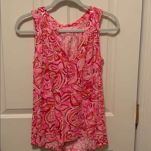 Lilly Pulitzer Tops - Lilly Pulitzer Cotton Tank